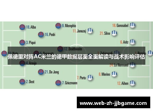 佩德里对阵AC米兰的德甲数据层面全面解读与战术影响评估 佩德里对阵AC米兰的德甲数据层面全面解读与战术影响评估